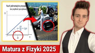 Zadania do matury z fizyki 12  Ciało porusza się przez 30s ruchem jednostajn matura fizyka 2025 [upl. by Poole]