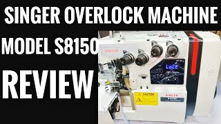 singer overlock machinemodel S8150 reviewakbarali sewingmachine [upl. by Eeralav679]