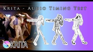 Krita Audio Timing Test Michael Jackson [upl. by Isman]