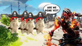 4 Swabbies VS a Fort of Fortune  Sea of Thieves [upl. by Notlehs]