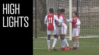 Highlights Ajax O14  FC Twente O14 [upl. by Lakym531]