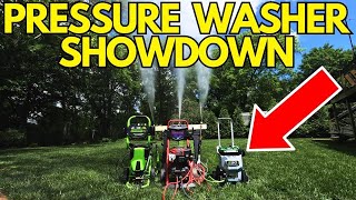 EGO pressure washer vs Gas and Electric [upl. by Honorine]