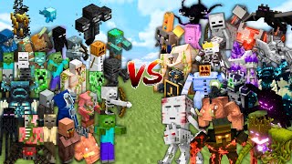 ALL MOBS vs OP BOSSES in Minecraft Mob Battle [upl. by Powder521]