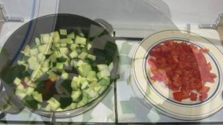 Linguine crevettes tomate courgettes [upl. by Ahern]