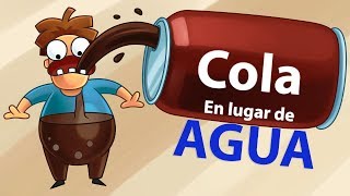 ¿Qué sucede si tomas una cola en lugar de agua [upl. by Khalid]