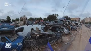 Alluvione di Valencia 20 giorni dopo  XXI Secolo 18112024 [upl. by Beitch486]