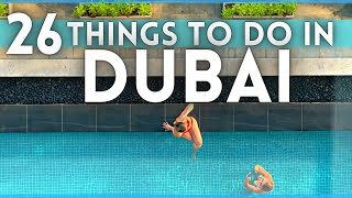 Best Things To Do in Dubai UAE 4K [upl. by Kelci]