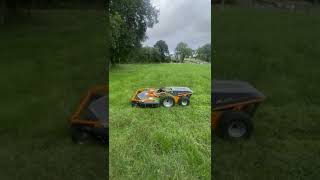 Raymo Torpedo Electric Remote Controlled Mower [upl. by Hillhouse]