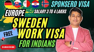 Jobs in Sweden 🇸🇪  Sweden Work visa for Indian Job seekers [upl. by Odette]