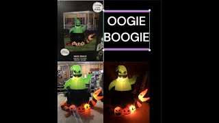 Inflating Oogie Boogie Halloween Inflatable [upl. by Evvie834]