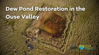 Dew pond restoration in the Ouse Valley [upl. by Adnerb250]