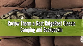 Review ThermaRest RidgeRest Classic Camping and Backpacking Sleeping Pad Large  77 x 25 Inches [upl. by Ahsirkal]