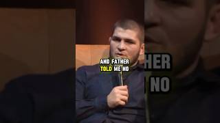 Khabib’s father told him no❌ ufc khabibnurmagomedov motivation youtubeshorts mma shorts [upl. by Adama]