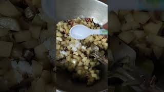 Bengali recipe  aloo posto recipe shots food cooking [upl. by Gaiser965]