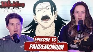 GETO FIGHTS BACK  Jujutsu Kaisen Season 2 Married Reaction  Ep 2x10 quotPandemoniumquot [upl. by Lubet267]