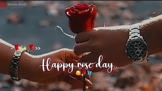 Tum Hamesha Mere Pass Raho🌹 Happy Rose Day WhatsApp Status  Rose Day Status 2024 Happy Rose Day🌹 [upl. by Etnad802]