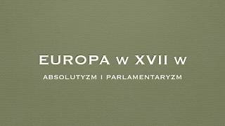 Europa w XVII w [upl. by Cence]