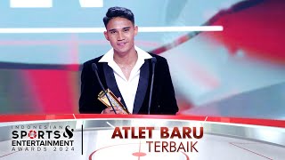 Pemenang Kategori Atlet Baru Terbaik  INDONESIAN SPORTS ENTERTAINMENT AWARDS 2024 [upl. by Recor]