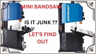 Mastercraft 9 Inch Mini Bandsaw Review [upl. by Oine289]