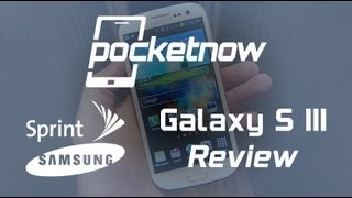 Samsung Galaxy S III Review Sprint  Pocketnow [upl. by Arrac93]