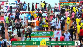 LIGA MOÃ‡AMBICANA DE BASQUETEBOL 2024 FINALÃSSIMA jogo 5 do playoff Ã melhor de 5 CFVM 22 CDSOL [upl. by Ellary]