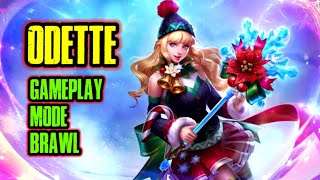 GAMEPLAY MOBILE LEGENDS ODETTE MODE BRAWL [upl. by Namref383]