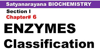 Chp6 Satyanarayana Biochemistry  ENZYMES Intro amp Classification  Biochemistry Lectures [upl. by Lemra]