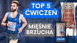 Mocny Brzuch Biegacza  5 Kluczowych Ćwiczeń [upl. by Atteve913]