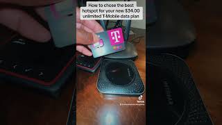 How to choose the best hotspot for TMobile 3400 unlimited hotspot data plan😱 [upl. by Leslee]