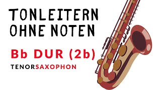 184 B Dur Tonleiter Tenorsaxophon  DailySax 184 Bb Dur [upl. by Hacceber]