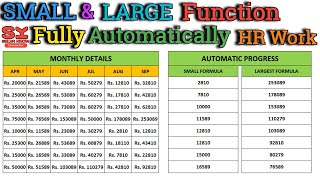 SMALL amp LARGE Function in Excel  SELVAKNOW  Tamil [upl. by Aihsitan]