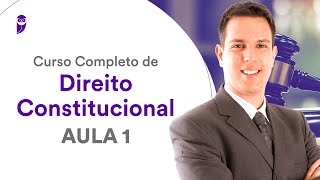 Curso Completo de Direito Constitucional Aula 1  Prof João Trindade [upl. by Lavro]