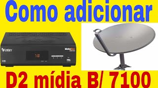 Como adicionar o D2 no Midia Box SHD 7100 da Century [upl. by Harpole765]