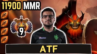 🔥 ATF MARS Offlane Gameplay 🔥 ATF Perspective IMMORTAL 9  Full Match Dota 2 [upl. by Oiuqise770]