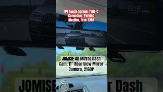 JOMISE 4K Mirror Dash Cam 11quot Rear View Mirror Camera 2160P Rearview Mirror Backup Camera [upl. by Herod584]