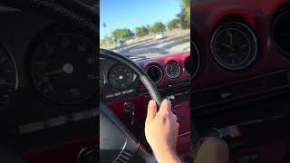 1973 Mercedes 450sl drive video [upl. by Dacie]