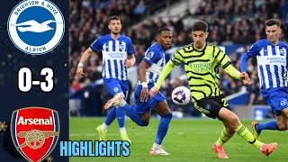 Brighton vs Arsenal 03 Highlights and Best Moments Kai Havertz Goal vs Brighton Premier League [upl. by Josler]