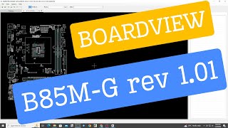 Boardview  Schematic digram  ASUS B85MG REV 10 Free Dowload [upl. by Scharf992]