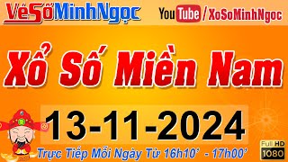 XSMN Minh Ngọc  Trực tiếp Xổ Số Miền Nam  KQXS Miền Nam ngày 13112024 KQXS Hôm Nay XSTT XSKT [upl. by Arorua]