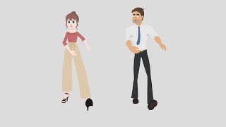 Reallusion Cartoon Animator 4 G3 360 Characters Front Walk Cycle Animation [upl. by Odey]