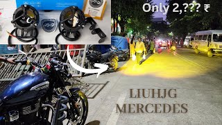 LiuHjG Mercedes Fog Light Installation on Meteor  Bike Spare Market  bestfoglightever [upl. by Justicz]