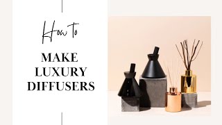 How To Make Luxury Reed Diffusers Simple Tutorial amp Different Methods [upl. by Elsilrac]