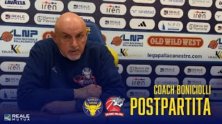 Conferenza Postpartita Coach Matteo Boniciolli TorinoUrania Milano 7181 [upl. by Michigan]