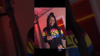 Female Rapper Shymoney From Long Island Talk’s Wild On The Mic shorts [upl. by Llet585]