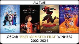 Oscar quotBEST ANIMATED FILMquot Winners  20022024 [upl. by Aizan]