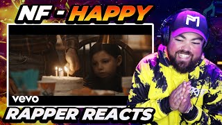 RAPPER REACTS to NF  HAPPY [upl. by Gintz541]