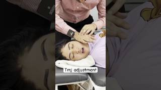 Tmj chiropractic adjustment trending shortfeed [upl. by Azilanna334]