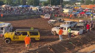 Lawrence County Fair Demolition Derby 71023 Live [upl. by Ahs]