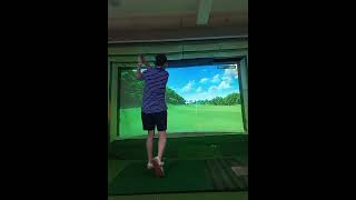 카카오퀀텀 Wood Shot Series At 노스팜 CC golfswing golf kakaofriends kakaoQuantum [upl. by Eidderf]