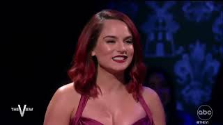 Joanna JoJo Levesque Makes Her Broadway Debut In Moulin Rouge The Musical The View [upl. by Garlaand]